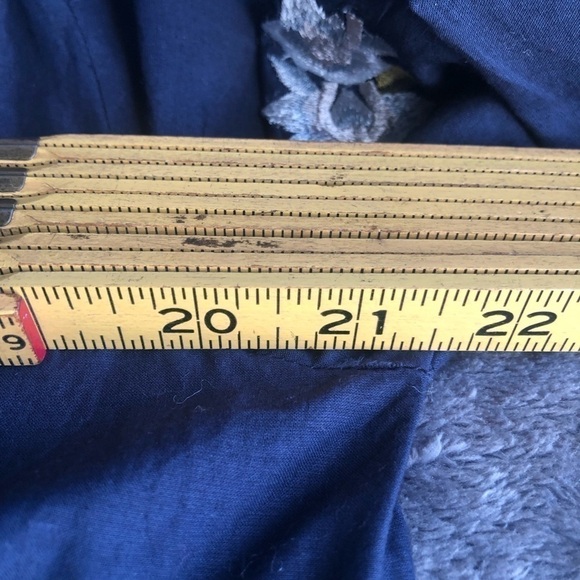 𝅺FRENCH connection blue embroidered floral dress bathing suit cover size 8‎ - Picture 10 of 15